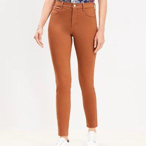 Loft Five Pocket Skinny Pants in Sateen 29T Cocoa Powder (2023)